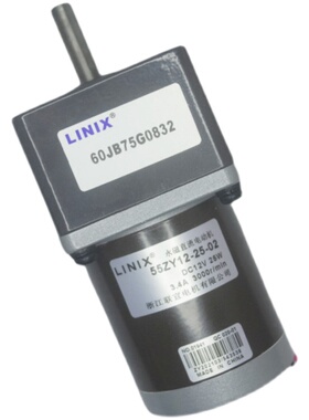 联宜电机12V24V直流马达配减速箱60JB 55ZY12-25-02 55ZY24-25-02