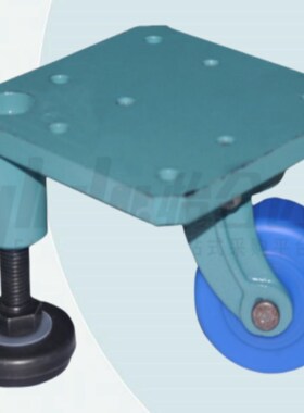 怡合达常规水平调节轮脚轮 方形底板CGP56/57-D75-RD/UJ/NJ/NA/NK