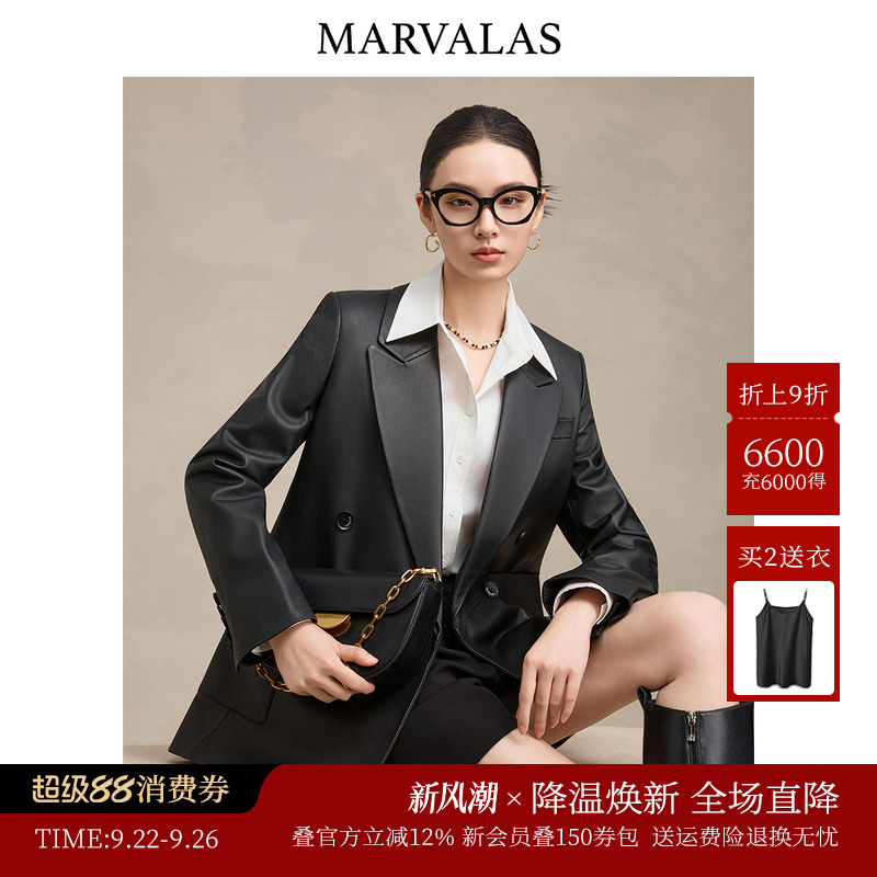 曼德诗时尚个性绵羊皮皮衣