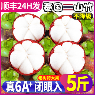 顺丰泰国进口山竹新鲜大果6A整箱5斤水果礼盒当季整箱包邮10孕妇