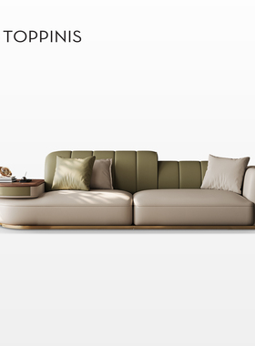 Toppinis意式轻奢设计师款沙发豪华大平层客厅高端别墅真皮沙发