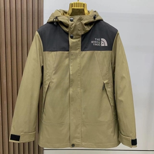 派克服男短款皮草外套獭兔毛内胆可拆卸男女款冲锋衣皮毛一体冬季