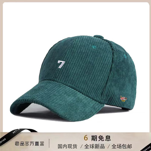 【官网正品】HUMAN WEEH棒球帽男女时尚百搭简约灯芯绒鸭舌帽潮流
