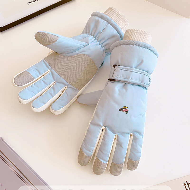 【官网正品】HUMAN WEEH加厚分指手套女冬季防风防水保暖触屏手套