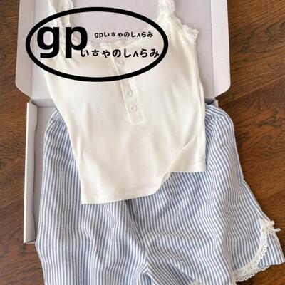 日本gp带胸垫一体莫代尔棉睡衣女