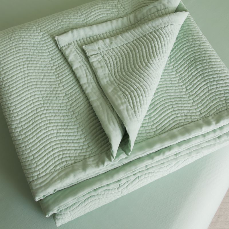 A类双面莱赛尔冰丝床盖清凉一夏