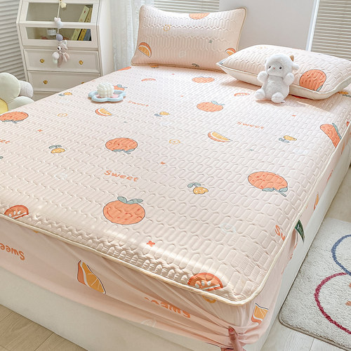 清新夏季床笠款乳胶凉席