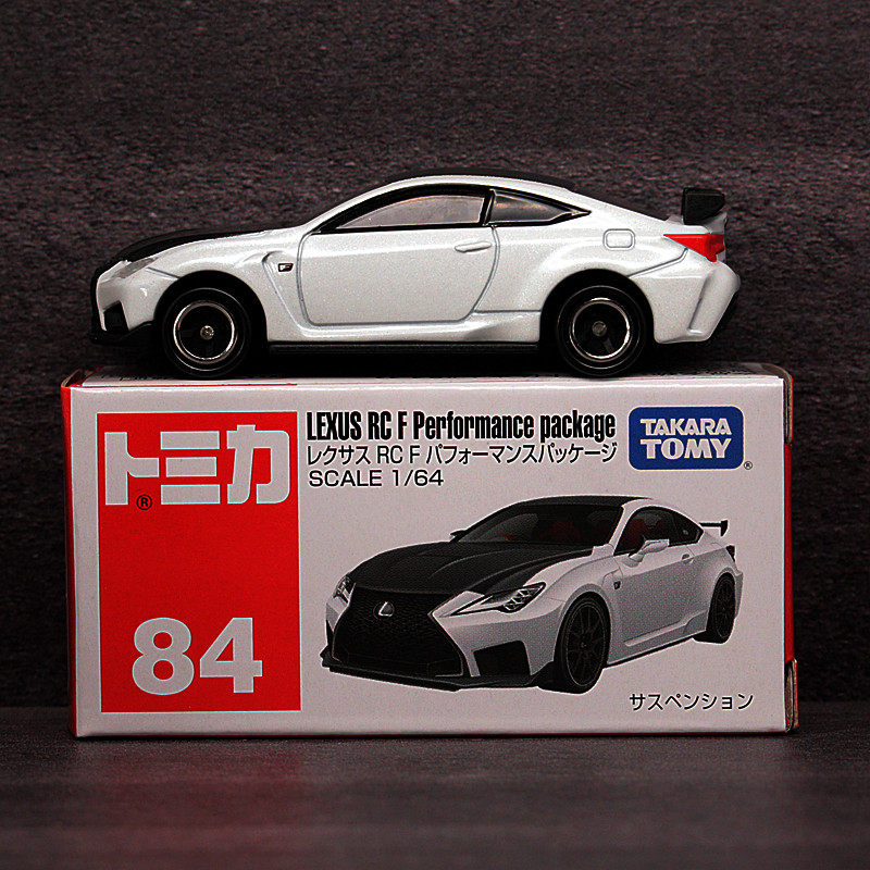 tomy多美卡合金小汽车模型男孩玩具84号 雷克萨斯lexus rc f 跑车