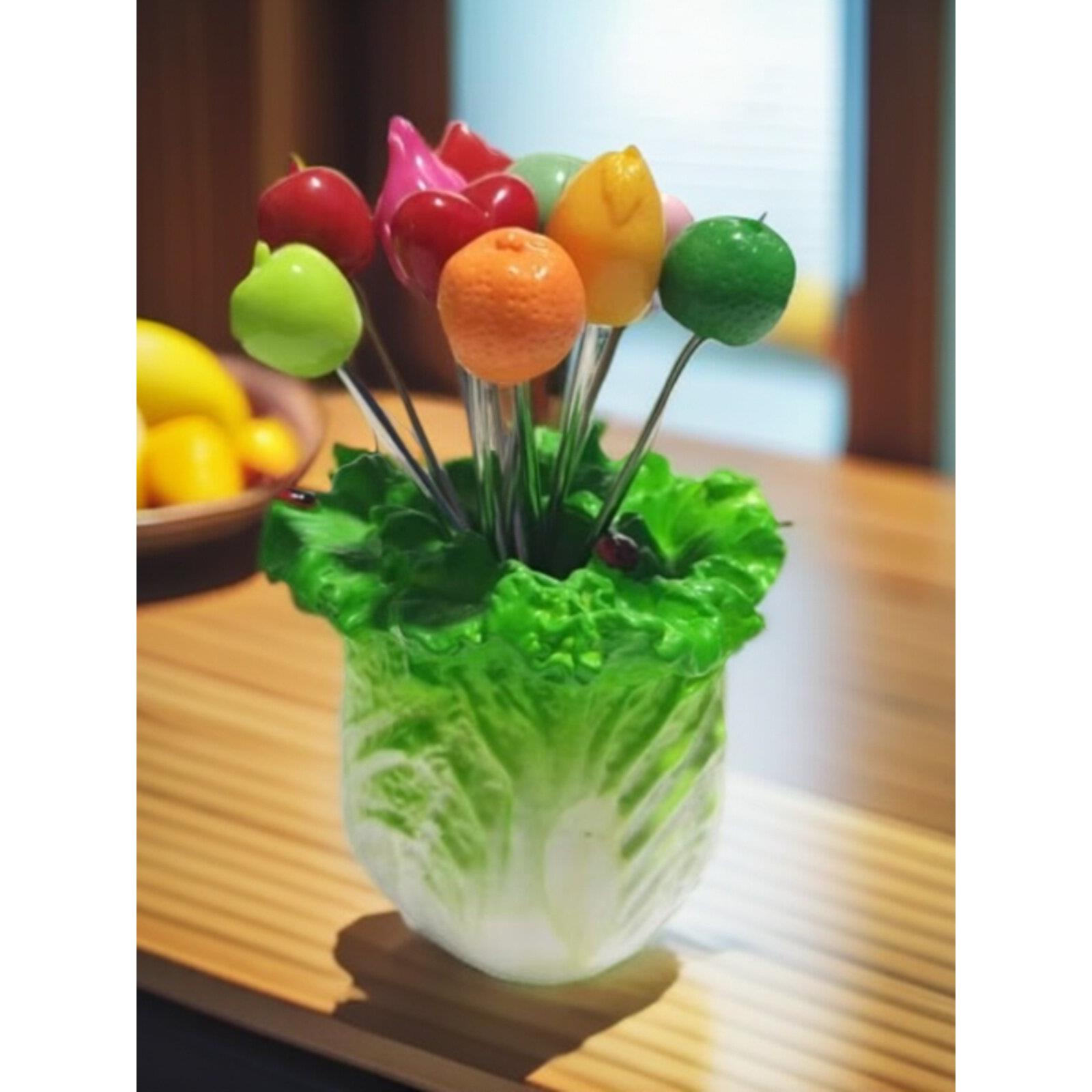 不锈钢水果叉子可爱创意家用餐厅点心蛋糕甜品爱心叉婚庆礼品套装