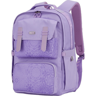 卡拉羊初中生书包男高中生轻便防下坠减负中学生大容量双肩包女