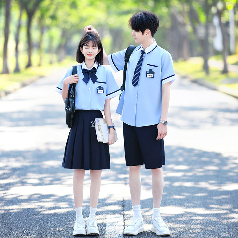 夏季学生班服初高中生衬衫JK制服套装学院风校服毕业照合唱演出服