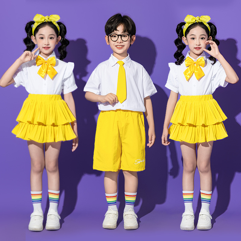 六一儿童演出服大合唱幼儿园毕业服装舞蹈啦啦队小学运动会表演