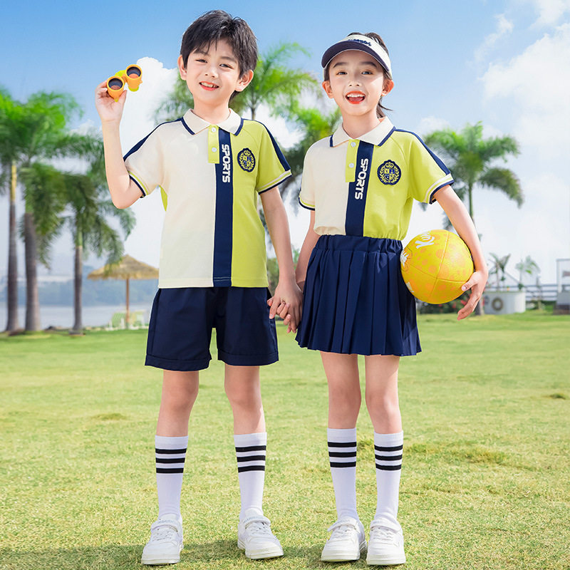 校服小学生套装春秋装班服三件套户外一年级儿童学院风幼儿园园服