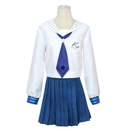 万圣节原神cos服神里绫华JK长袖校服制服套装角色扮演cosplay动漫