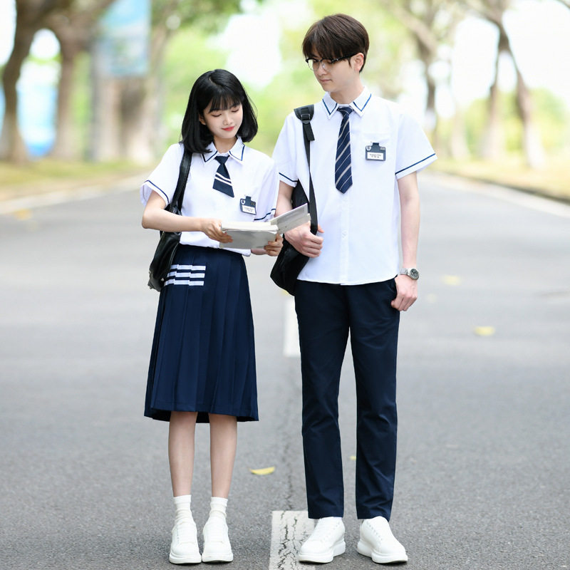 小初高中学生班服夏季英伦学院风jk制服舞台演出合唱毕业拍照校服
