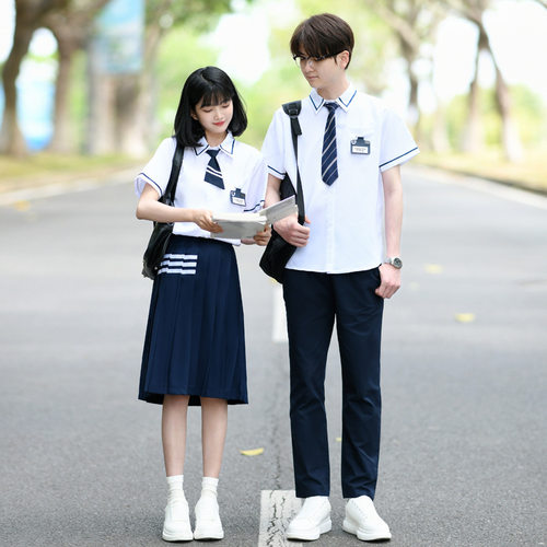 小初高中学生班服夏季英伦学院风jk制服舞台演出合唱毕业拍照校服