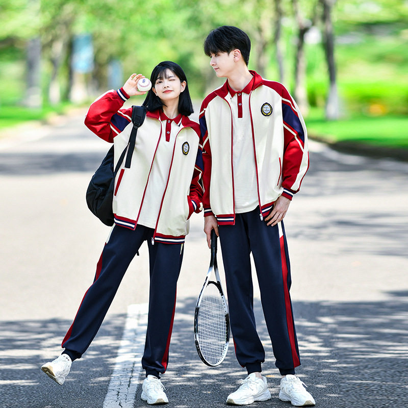 班服秋季套装韩版学院风初高中小学生运动会开幕式校服三件套