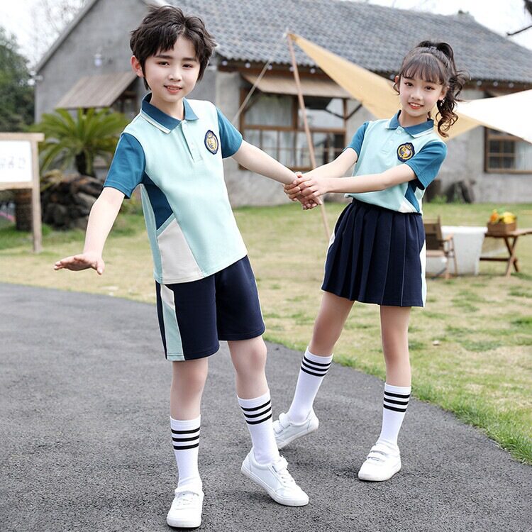 夏装运动服毕业服装幼儿园园服夏季小学生校服短袖班服英伦学院风