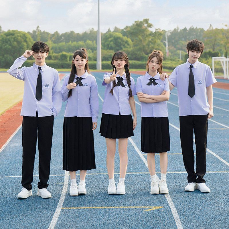 泰式校服班服学院演出校服初中生合唱毕业朗诵演出服套装毕业班服
