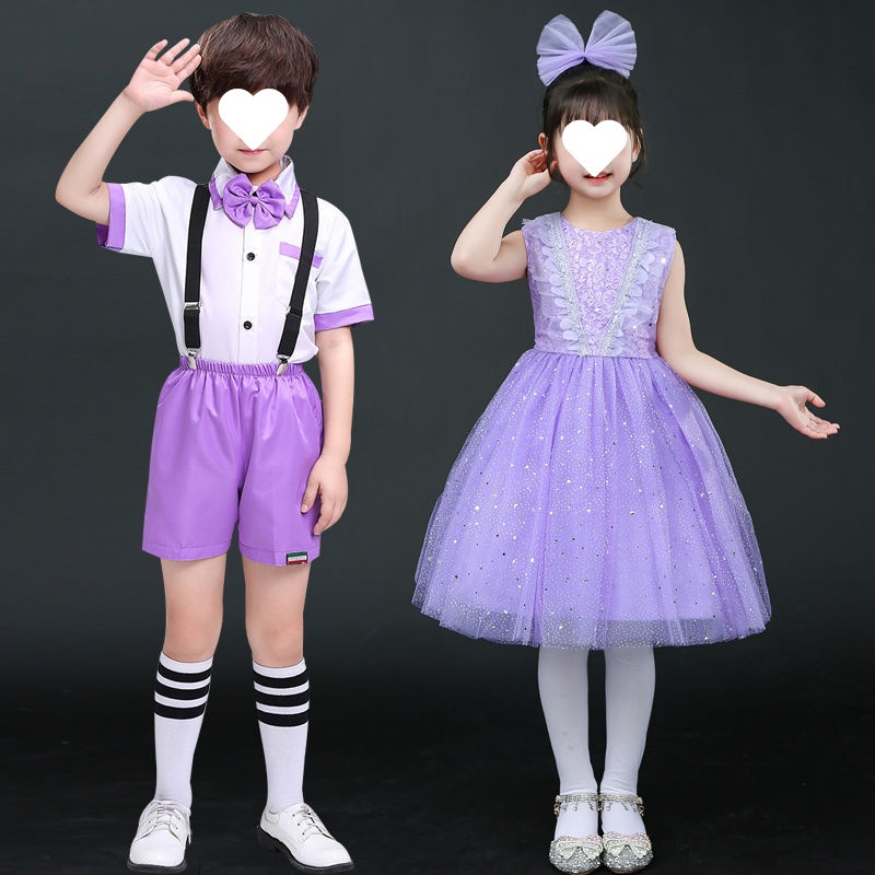 六一儿童演出服幼儿园表演服装男女童舞蹈蓬蓬裙小学生大合唱