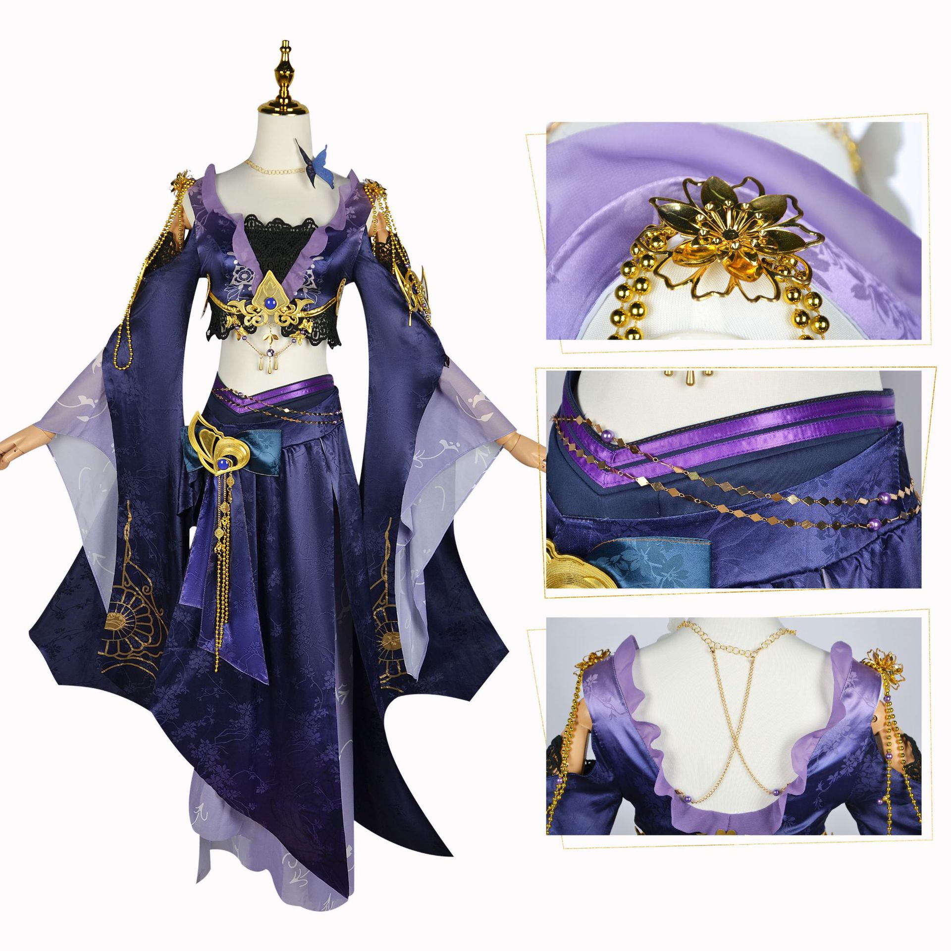 逆水寒手游cos九灵素问cosplay服女装校服性感异域风情古风爆款