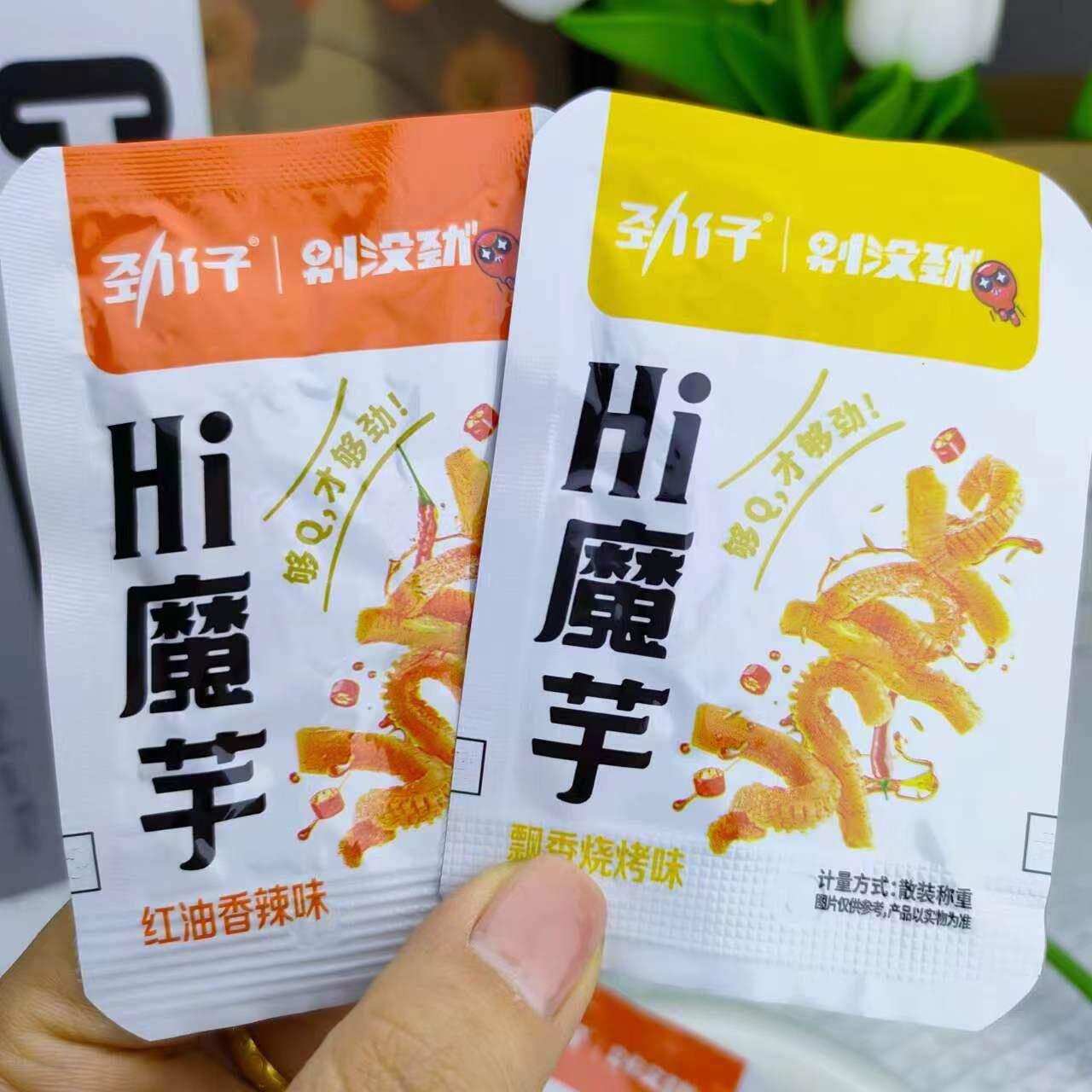劲仔魔芋爽即食魔芋丝不辣素毛肚小包装辣条麻辣网红小零食小吃