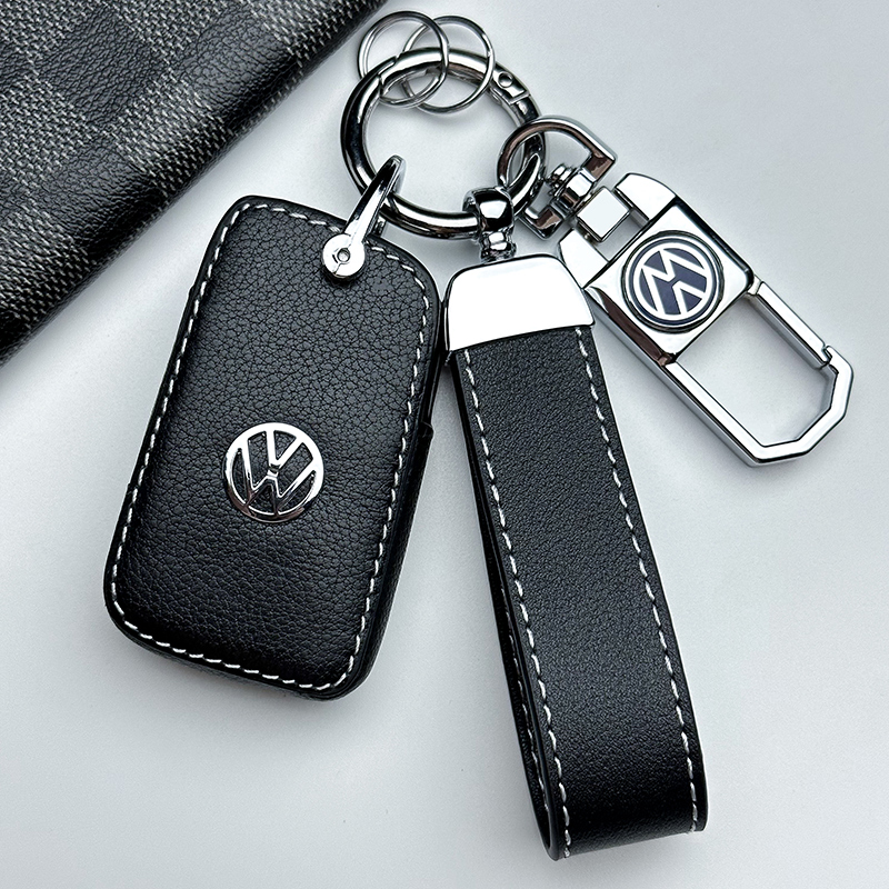 大众朗逸凌渡宝来途观速腾polo迈腾帕萨特cc探歌途岳车钥匙套包扣
