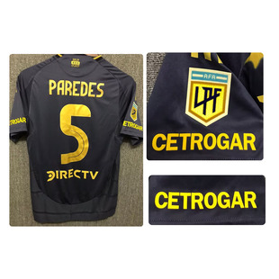 2025博卡球衣5号帕雷德斯10号马拉多纳梅伦铁尔球员版足球服