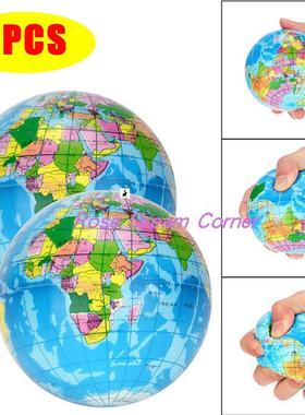 3PCS Stress Relief World Map Jumbo Ball Atlas Globe Earth0