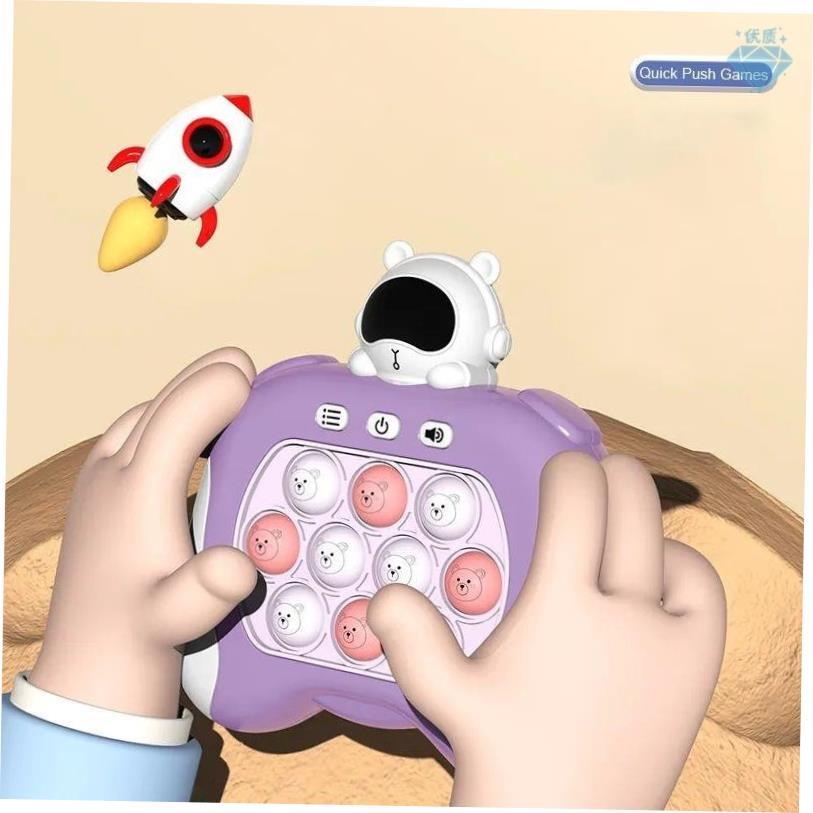 Upgraded Quick Push Game and Pop Light Fidget Toys for Kids