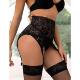 Belt Garter High Waisted Suspender Plus Lace Size