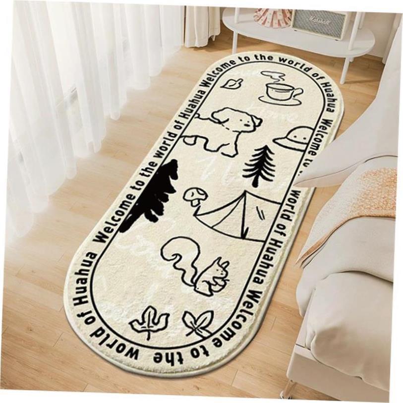 Carpets Plush carpet bedroom rug bedside blanket floor mat
