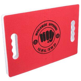 Performing Breaking Board Taekwondo Training Karate Boards