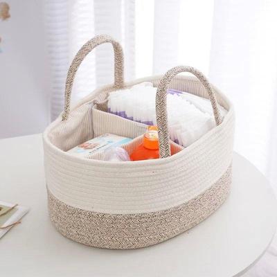 Mommy Storage Bag Cotton Baby Diaper Basket Essentials Caddy