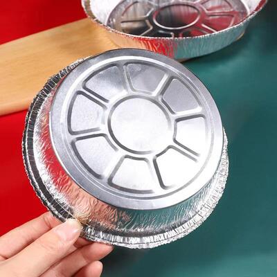 50pc Aluminum Foil Tin Box Air fryer BBQ Tray Bakeware锡纸盘