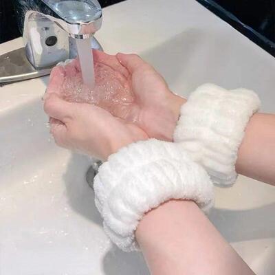 Microfiber Wrist Wash Towel Band Wristband for Wash Face Abs