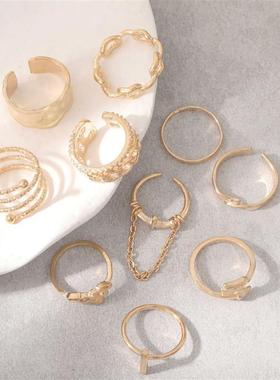 全新组合手饰欧美戒指