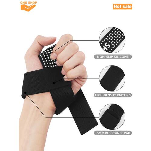 Padded Wrist Wraps Lifting Straps Weightlifting Gloves GYM
