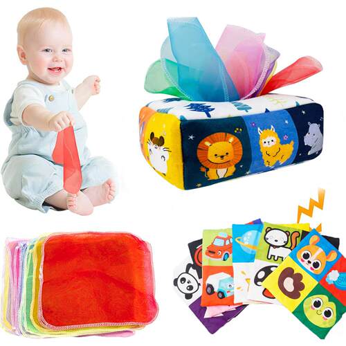 Montessori Toys Magic Tissue Box Baby Educational Learning A