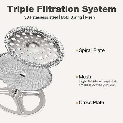 French Press Coffee Maker Tea Pot 350ml/600ml/1000ml