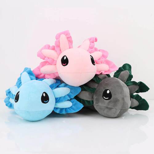 45cm Pink Axolotl Plush Toy Kawaii Axolotl Plush Dolls Soft
