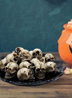 20Pcs Mini Skull Model Collectable Halloween Gothic Skull