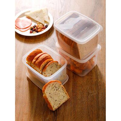 Bread preservation box plastic large toast storage box