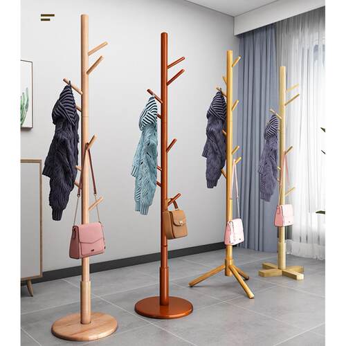 175cm coat rack stand clothes holder hat hanger wooden cloth