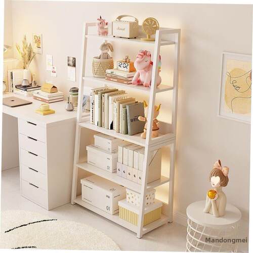 Bookshelf bedroom simple bookcase living room bookrack 书架