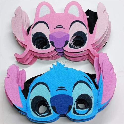 10 Pcs/Set Lilo Stitch Halloween Masks Cosplay Mask