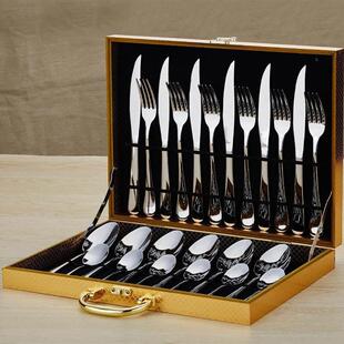 western other tableware steak cutlery set knife fork spoon