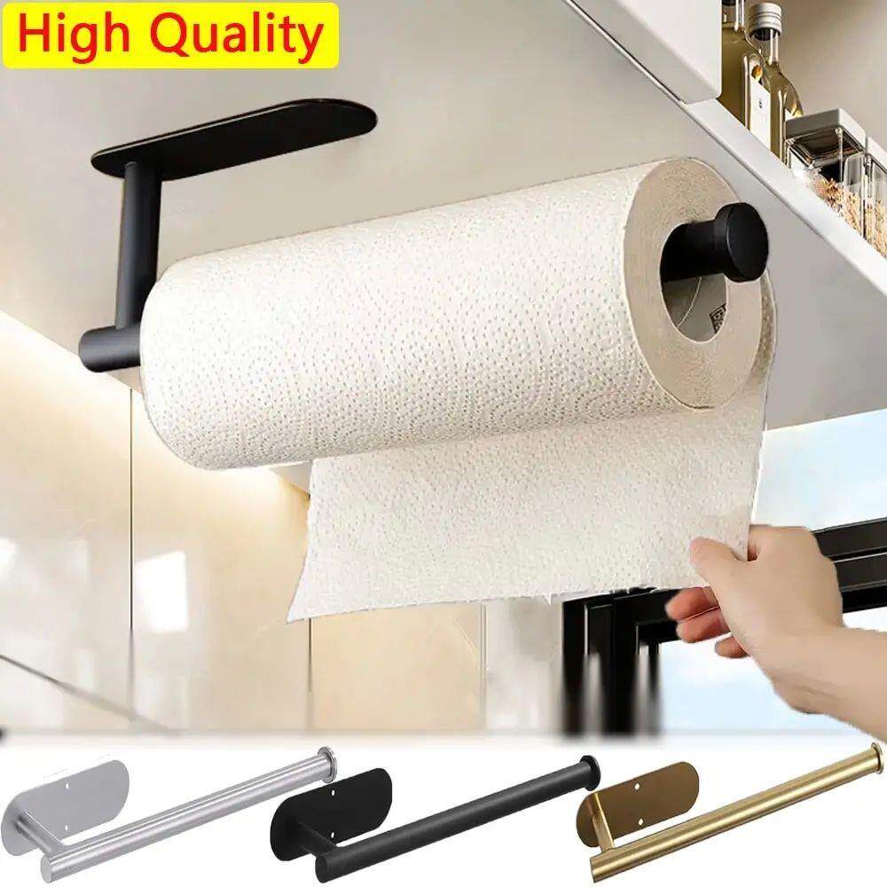 Kitchen Paper Towel Holder Adhesive Tissue Hanger Toilet Rol