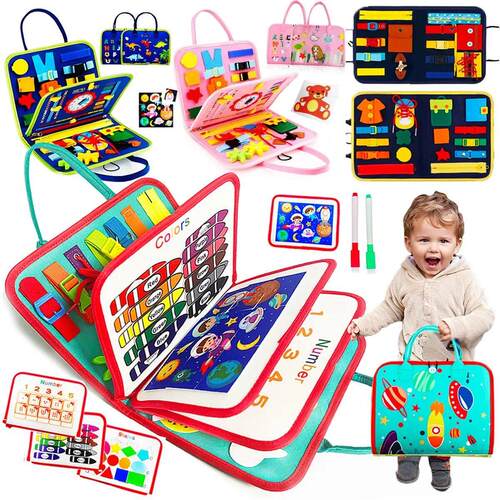 Busy Board Montessori Toys for Toddlers Sensory Toy
