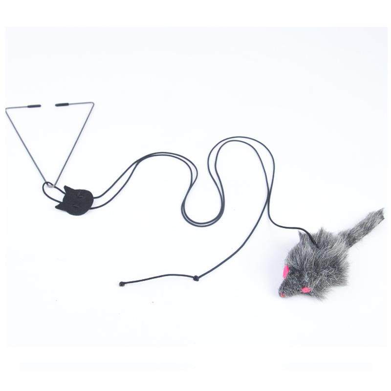 Cat Toy Retractable Hanging Door Type Funny Stick Cat Scratc